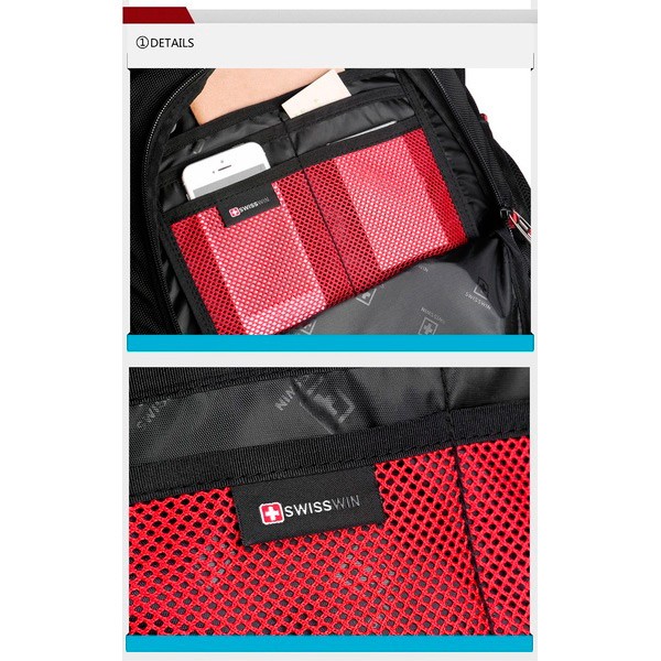 Рюкзак Swisswin SW8112 black