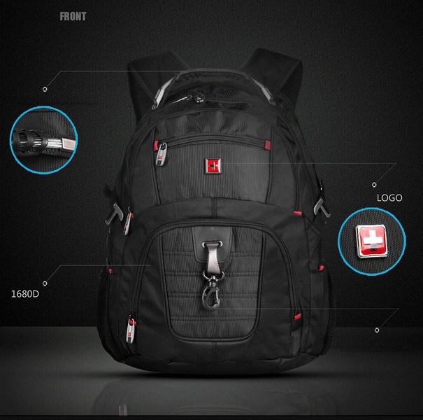 Рюкзак Swisswin SW8112 black